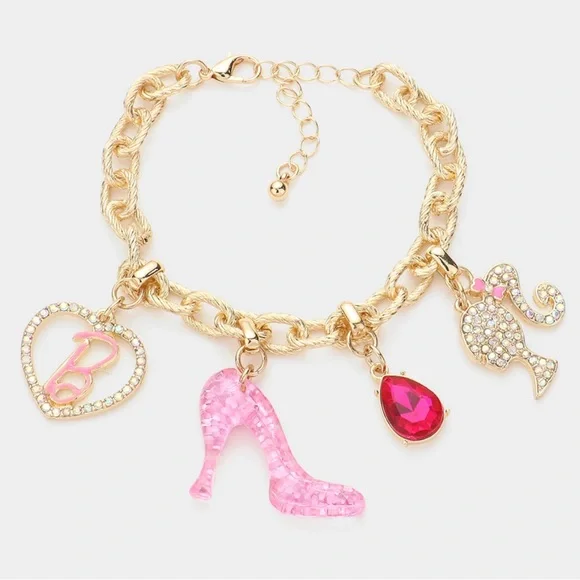 Barbie charm bracelet - Picture 1 of 4